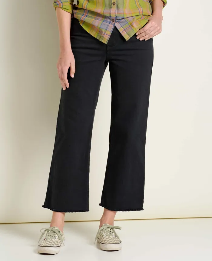 ToadandCo Balsam Seeded Cutoff Pant Washed Black Women8217s Pants