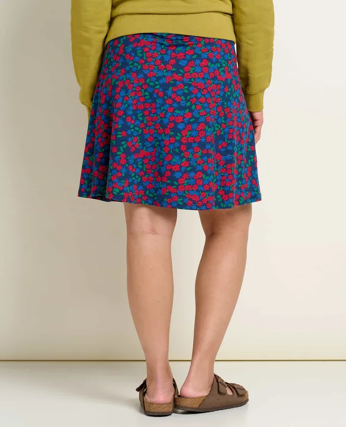 ToadandCo Chaka Skirt True Navy Florist Print Women8217s Skirts and Skorts
