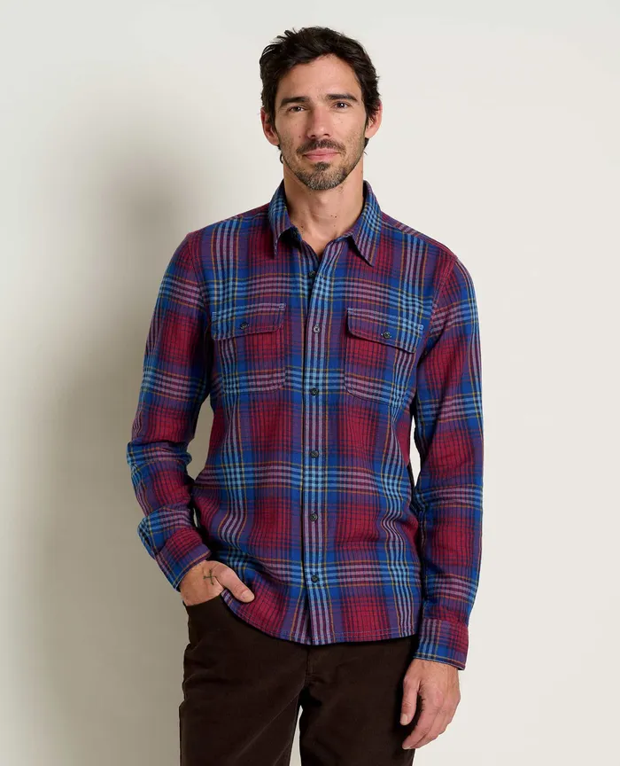ToadandCo Creekwater Flannel Shirt Garnet Men8217s Shirts