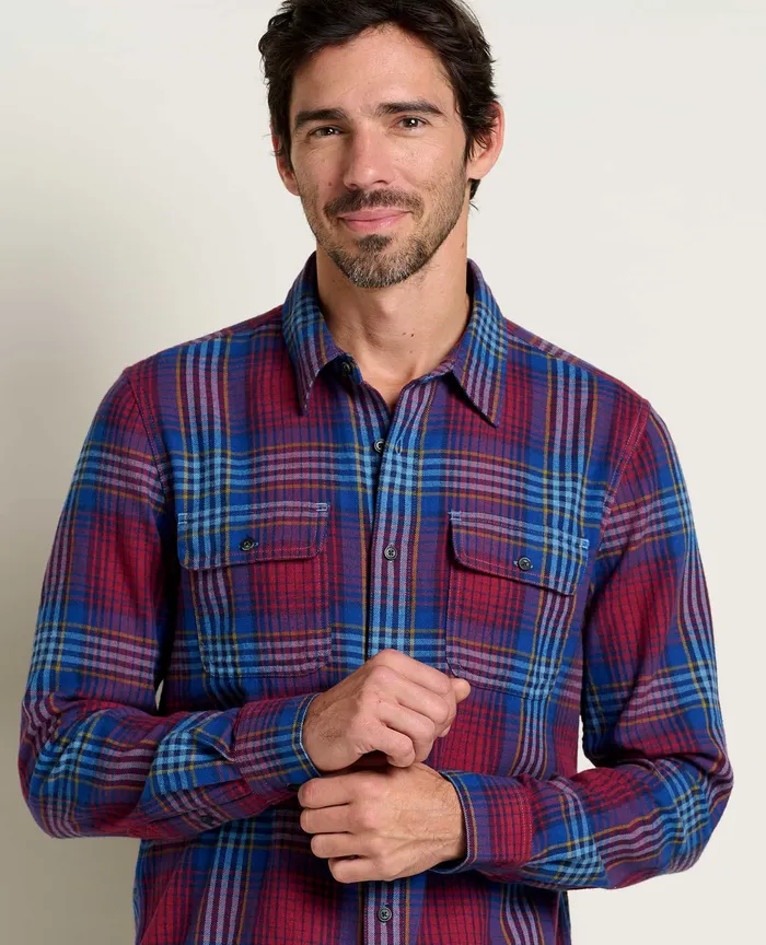 ToadandCo Creekwater Flannel Shirt Garnet Men8217s Shirts