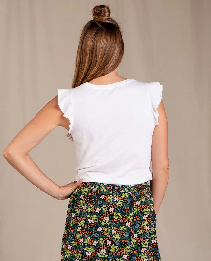 ToadandCo Rufflita II Tee White Women8217s Tops and TShirts