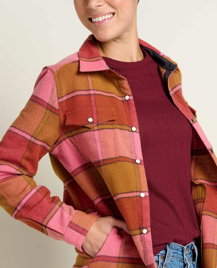 Tops and TShirts ToadandCo Women8217s Folk Yeah Shirt Jacket Taffy