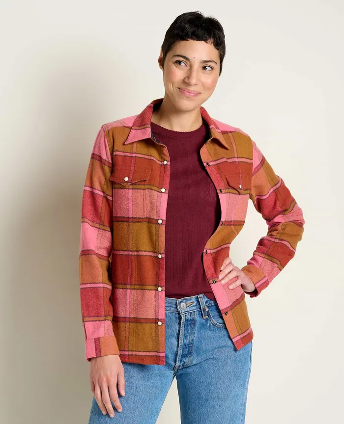 Tops and TShirts ToadandCo Women8217s Folk Yeah Shirt Jacket Taffy