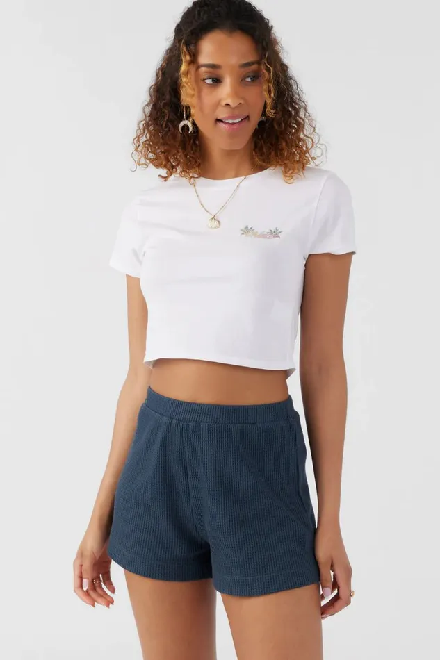 TOUR WAFFLE KNIT LOUNGE SHORTS Women O039NEILL Collections