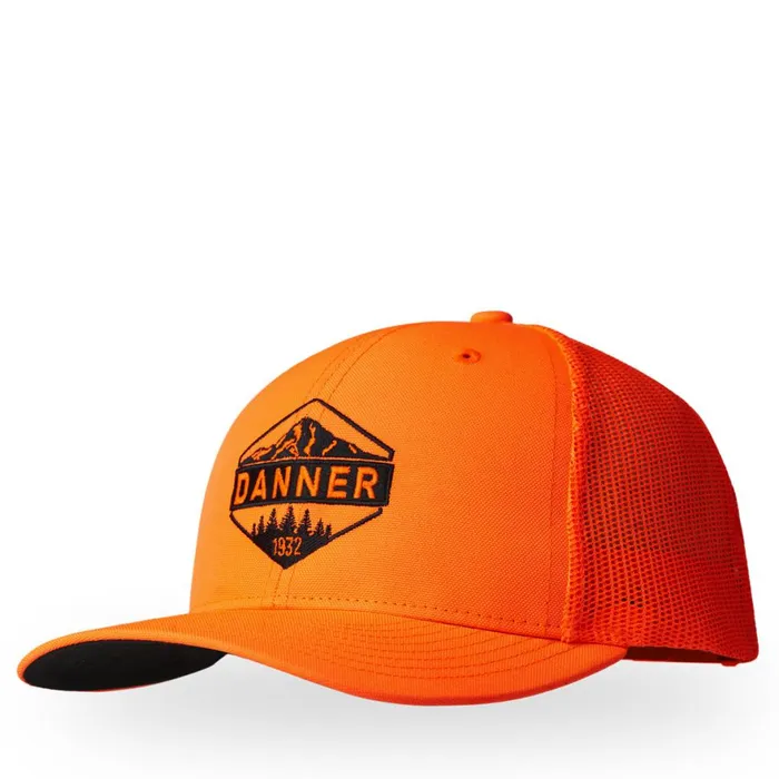 Trucker Cap Blaze Orange Men Danner Hats