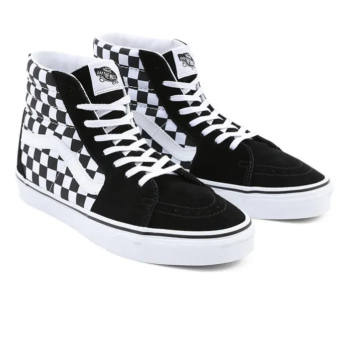 Vans Classics Men Checkerboard SK8Hi Shoes Black