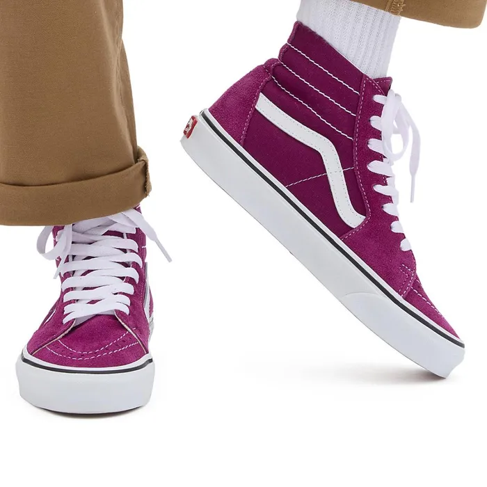 Vans Classics Men Color Theory Sk8Hi Tapered Shoes Purple