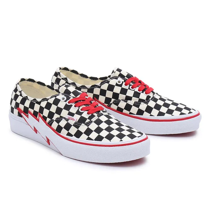 Vans Classics Women Authentic Bolt Checkerboard Shoes Black White