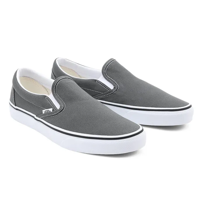 Vans Classics Women Canvas Classic SlipOn Shoes Grey