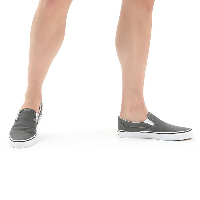 Vans Classics Women Canvas Classic SlipOn Shoes Grey