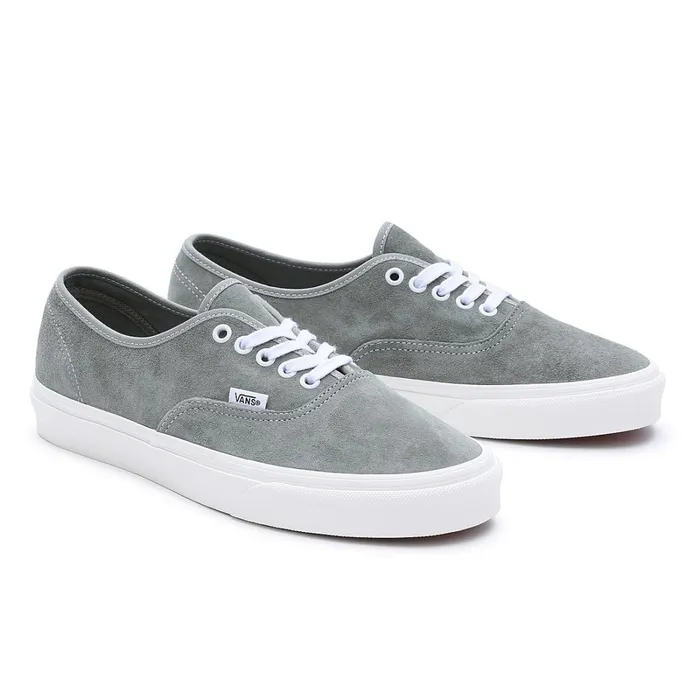 Vans Classics Women Pig Suede Authentic Shoes Grey