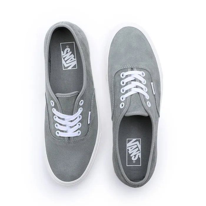 Vans Classics Women Pig Suede Authentic Shoes Grey