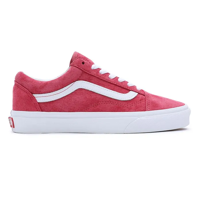 Vans Classics Women Pig Suede Old Skool Shoes Red