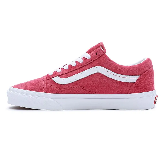 Vans Classics Women Pig Suede Old Skool Shoes Red