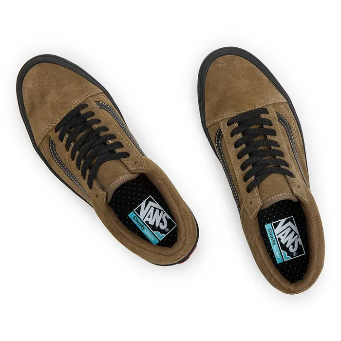 Vans Comfycush Shoes WomenMen Old Skool ComfyCush Suede Shoes Brown