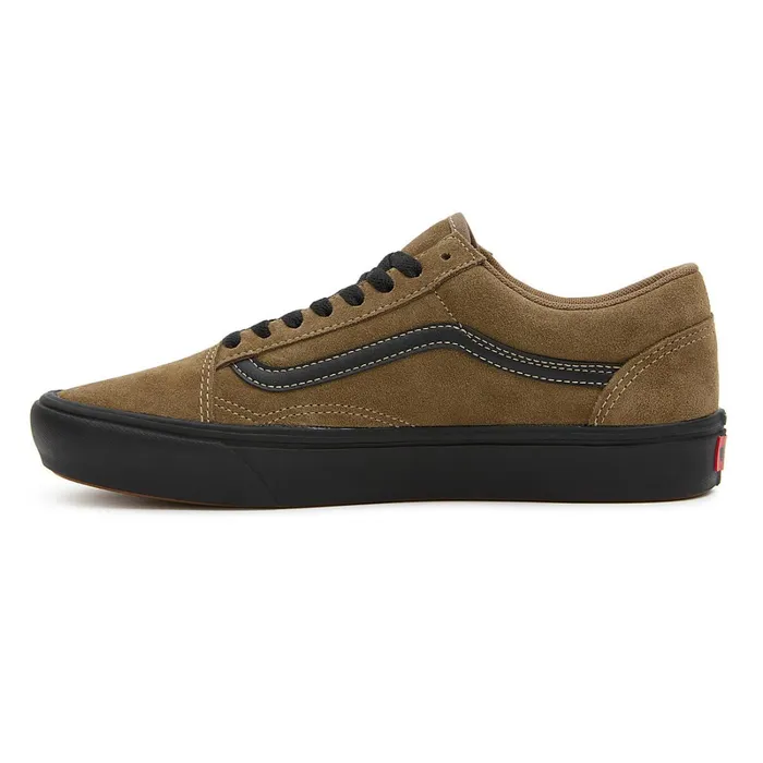 Vans Comfycush Shoes WomenMen Old Skool ComfyCush Suede Shoes Brown