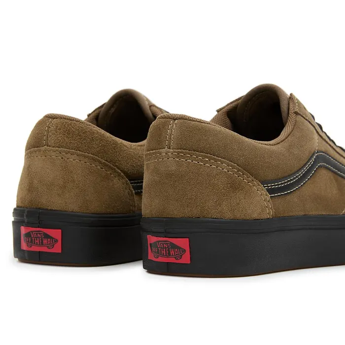 Vans Comfycush Shoes WomenMen Old Skool ComfyCush Suede Shoes Brown
