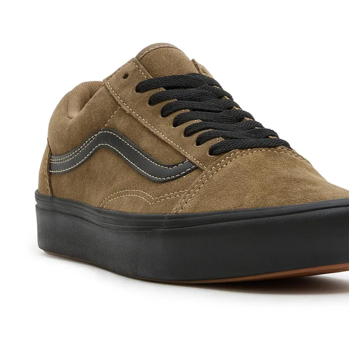 Vans Comfycush Shoes WomenMen Old Skool ComfyCush Suede Shoes Brown