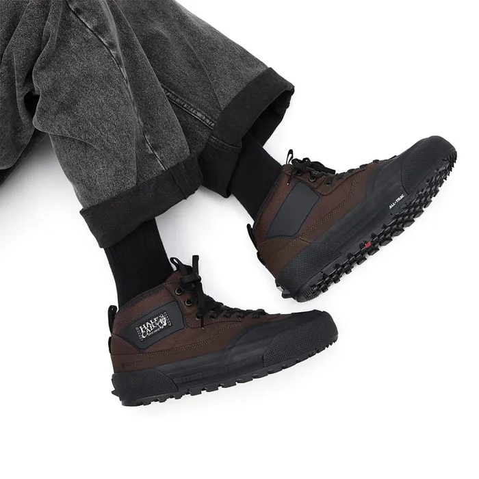 Vans HiTop Shoes Men Half Cab GORETEX MTE3 Shoes Black Brown