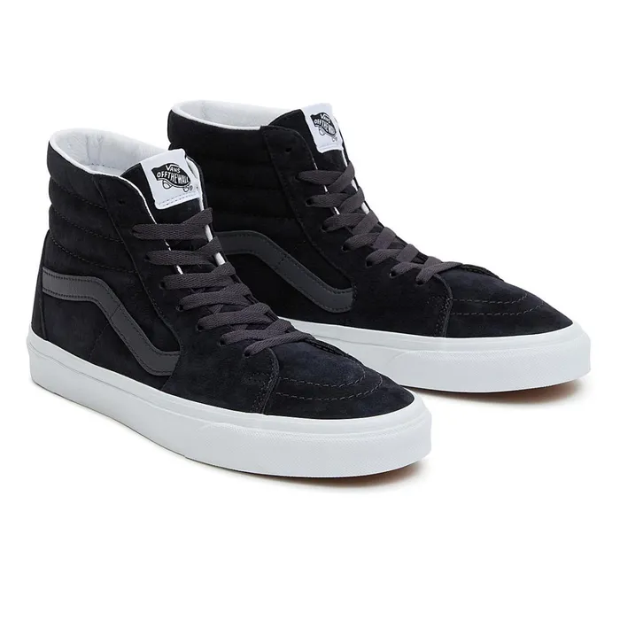 Vans HiTop Shoes Women Pig Suede Sk8Hi Shoes Blue