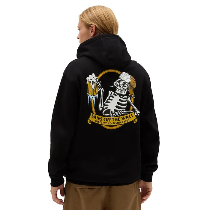 Vans Hoodies and Sweatshirts Men Freezing Cold Pullover Hoodie Black