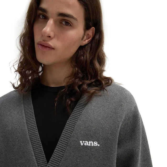 Vans Hoodies and Sweatshirts Men Halecrest Cardigan Grey