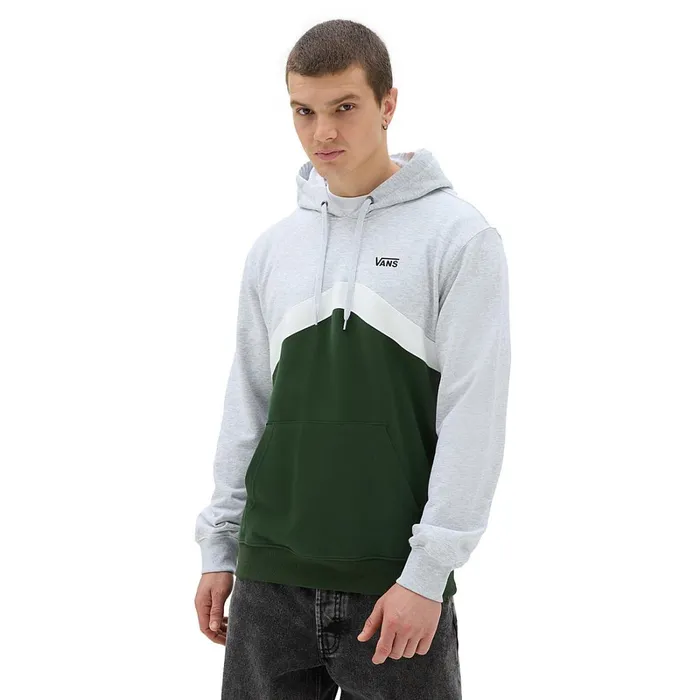 Vans Hoodies and Sweatshirts Men Sidestripe Block Pullover Hoodie Green