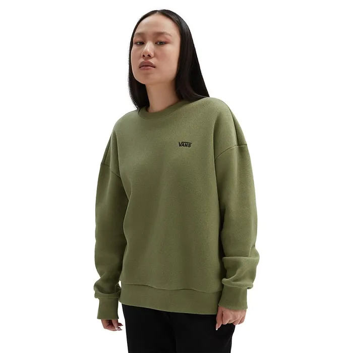 Vans Hoodies and Sweatshirts Women ComfyCush Essential Crew Sweatshirt Green