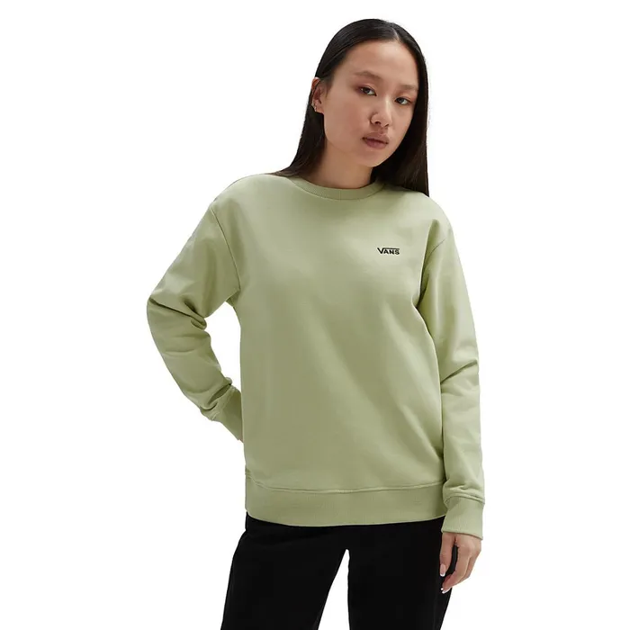 Vans Hoodies and Sweatshirts Women Flying V Boyfriend Fit Crew Sweatshirt Green