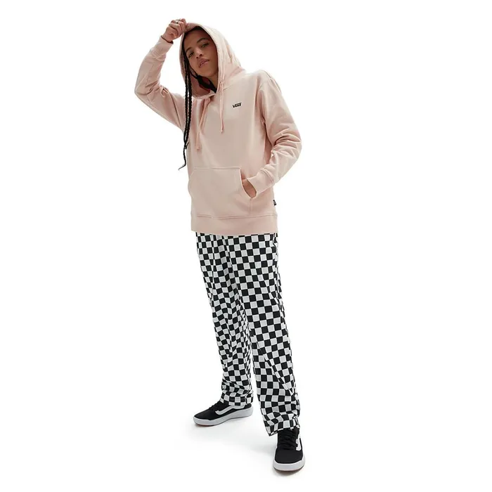 Vans Hoodies and Sweatshirts Women Flying V Boyfriend Fit Pullover Hoodie Pink