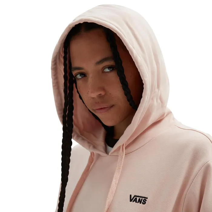 Vans Hoodies and Sweatshirts Women Flying V Boyfriend Fit Pullover Hoodie Pink