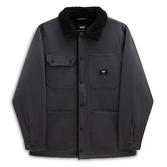 Vans Jackets and Coats Men Drill Chore Coat Sherpa Jacket Grey