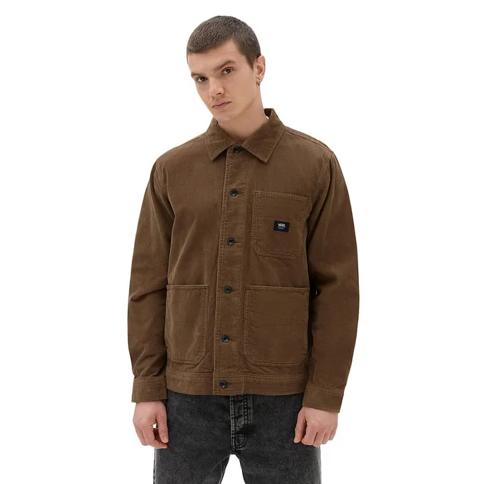 Vans Jackets and Coats Men Drill Chore Corduroy II Jacket Brown