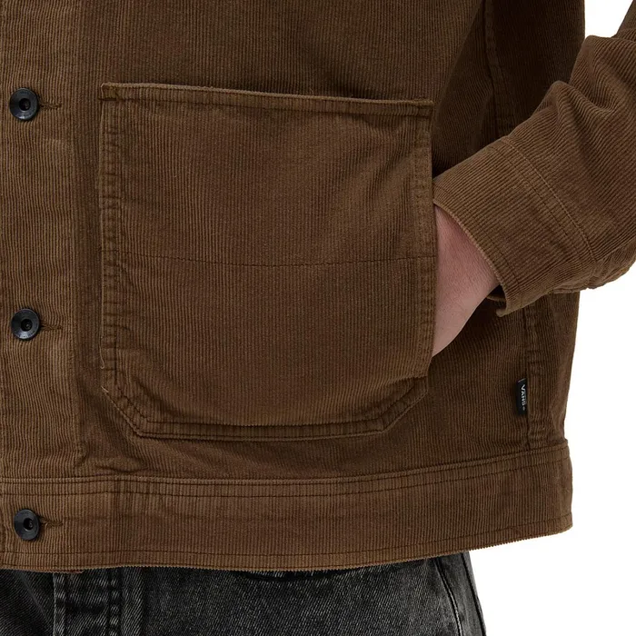 Vans Jackets and Coats Men Drill Chore Corduroy II Jacket Brown