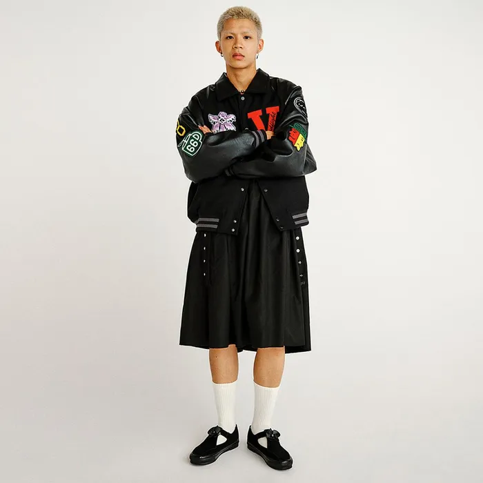 Vans Jackets and Coats Women Vault By X Goodfight Lettermans Jacket Black