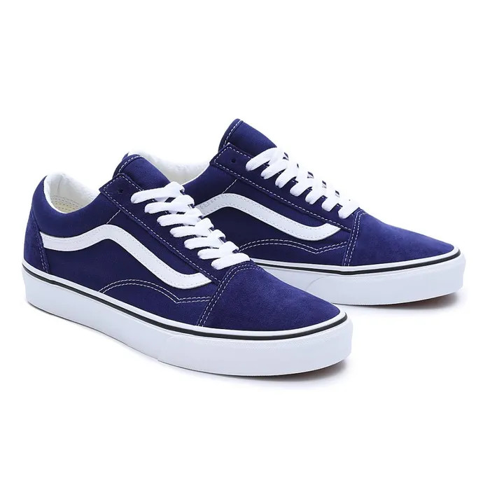 Vans Lowtop Shoes Men Color Theory Old Skool Shoes Blue