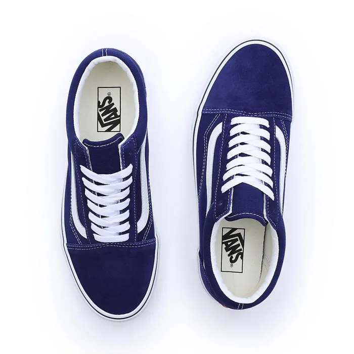 Vans Lowtop Shoes Men Color Theory Old Skool Shoes Blue