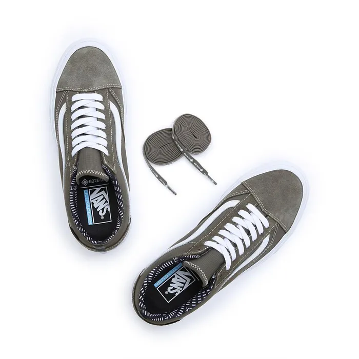 Vans Lowtop Shoes Men GoreTex Old Skool Shoes Green