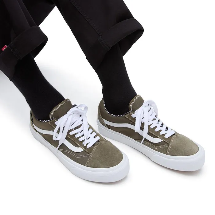 Vans Lowtop Shoes Men GoreTex Old Skool Shoes Green