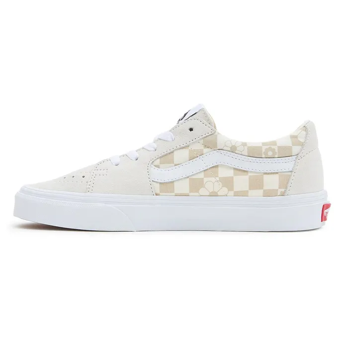 Vans Lowtop Shoes Men Sk8Low Floral Check Shoes White