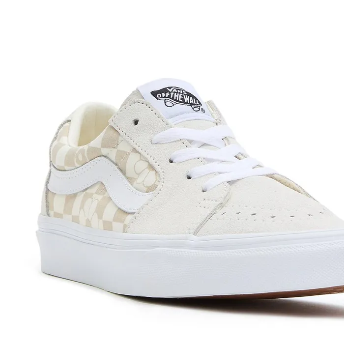 Vans Lowtop Shoes Men Sk8Low Floral Check Shoes White