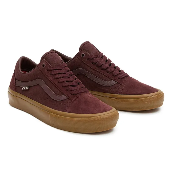 Vans Lowtop Shoes Men Skate Old Skool Shoes Brown