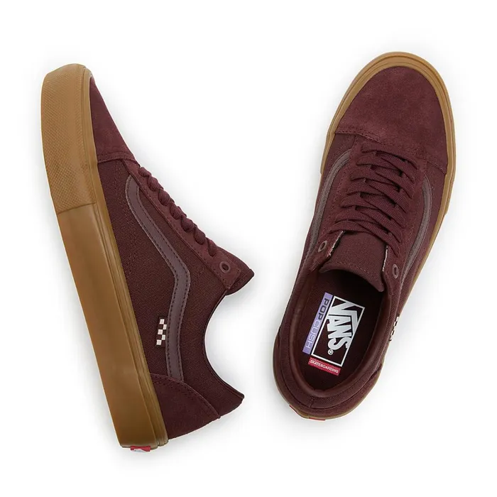 Vans Lowtop Shoes Men Skate Old Skool Shoes Brown