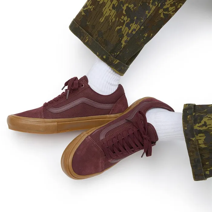 Vans Lowtop Shoes Men Skate Old Skool Shoes Brown
