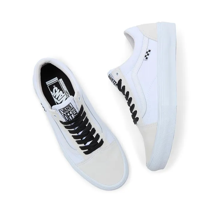 Vans Lowtop Shoes Men Skate Old Skool VCU Shoes White