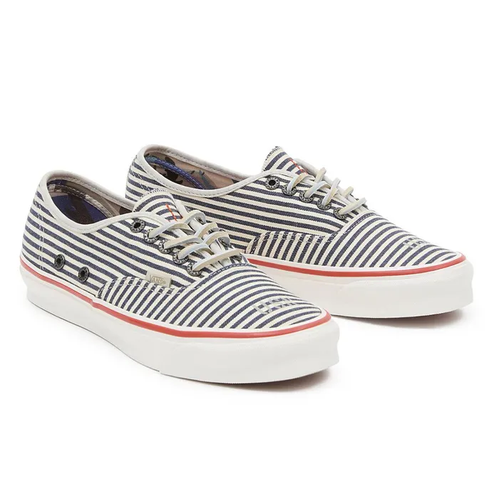 Vans Lowtop Shoes Men Vault By X Nigel Cabourn OG Authentic LX Shoes Blue