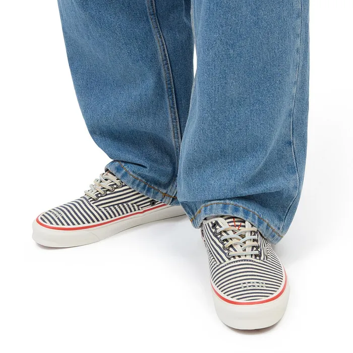 Vans Lowtop Shoes Men Vault By X Nigel Cabourn OG Authentic LX Shoes Blue