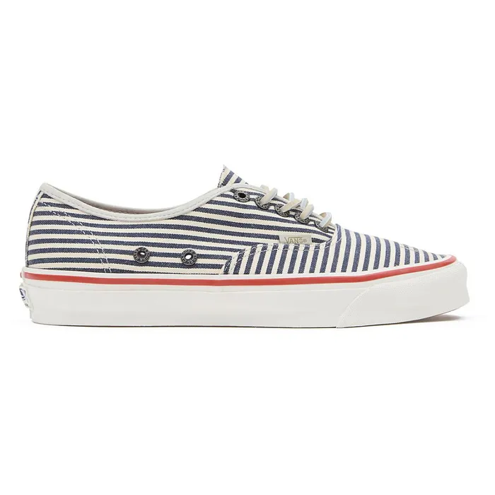 Vans Lowtop Shoes Men Vault By X Nigel Cabourn OG Authentic LX Shoes Blue