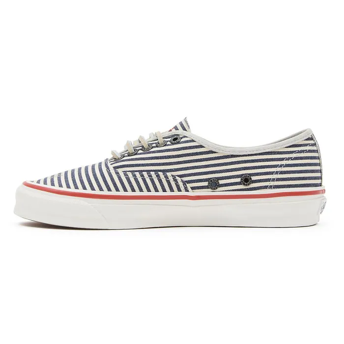 Vans Lowtop Shoes Men Vault By X Nigel Cabourn OG Authentic LX Shoes Blue