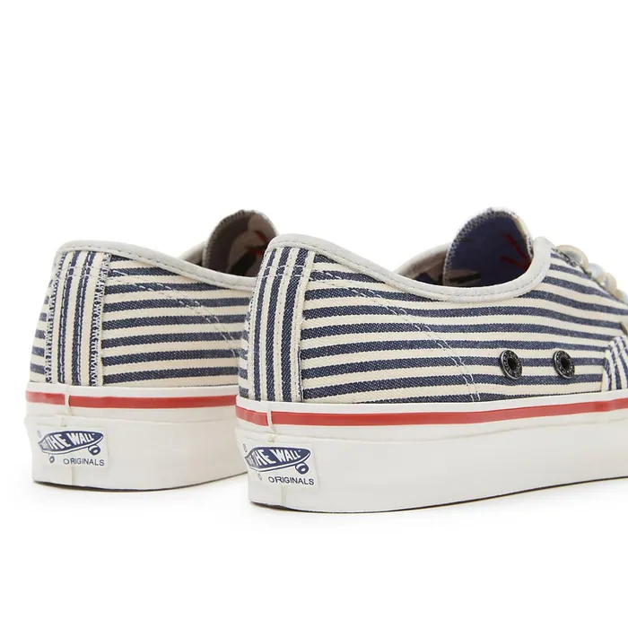 Vans Lowtop Shoes Men Vault By X Nigel Cabourn OG Authentic LX Shoes Blue